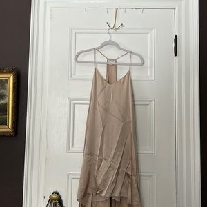 Club Monaco silk cream dress